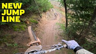 Downhill Bike Park with a new Jump Line!!
