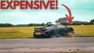 TRACK DAY IN MY MCLAREN ENDED BADLY!!