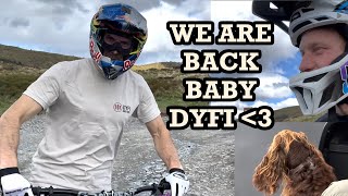 BACK ON THE DH BIKE IN DYFI YO !
