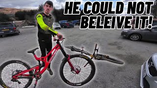 I Gave Him My £12,000 Downhill Bike To Ride...