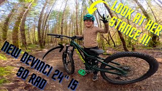 DEVINCI Ewoc FS 24 - FIRST RIDE - DAD LIFE !!!