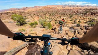 Testing out our new XC bikes on some real Moab...