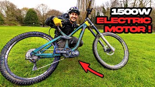 I MADE A CRAZY POWERFUL DIY DOWNHILL ELECTRIC...
