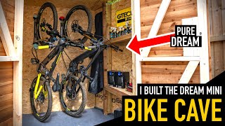 I BUILT A MINI BIKE CAVE AND IT'S THE DREAM!!