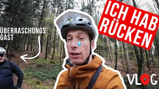 Der 'ICH HAB RÜCKEN, nach Dirt Jumps...