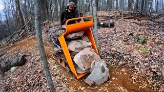 Splitting Boulders And Rock Armoring A Small...