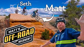 We Took Matt Mountain Biking and His Kids Were...