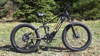Cycrown Cycultra Ebike Test - Full Suspension...