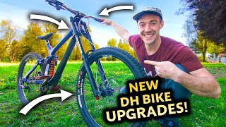 Riding with Some Strange NEW UPGRADES on my DH...