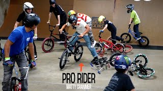 BMX Pro Gets Attacked By Kids with Playing...