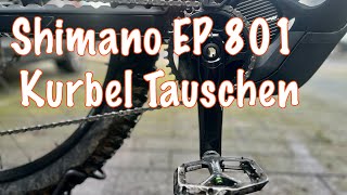 So einfach geht der Kurbeltausch am Shimano EP...