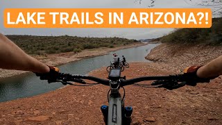 Trails that run near Lake Pleasant in Arizona...
