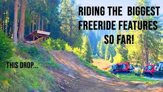 THIS JUMP LINE AT CHATEL BIKE PARK WAS A...