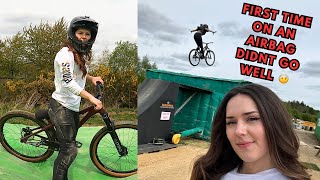 THIS UK BIKEPARK HAS AN AIRBAG!!!!