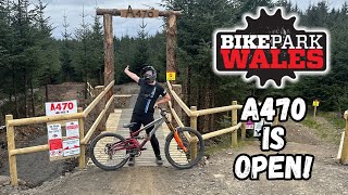 First Ride! NEW A470 at Bike Park Wales!
