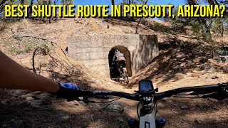 Prescott Mountain Biking - Awesome Shuttle Route