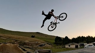 Learning New MTB Tricks On My Backyard Jumps!