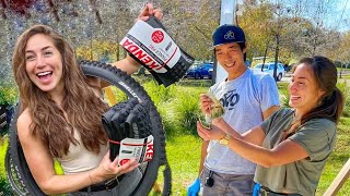 Mountain bikers did this and got paid