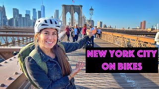 Mountain biked through the busiest city in America