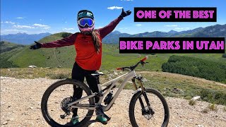 Mountain biking Deer Valley bike park and the...