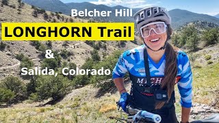 Technical climb leads to gnarly DH LongHorn...