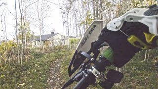18 Oct 2023 Asphalt climb and nice singletrack DH