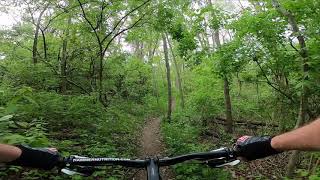 SIUE Mountain Bike Trails - Trail 3 (part 1 of 3)