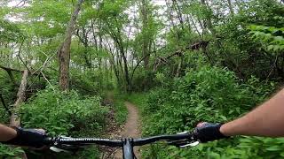 SIUE Mountain Bike Trails - Trail 3 (part 3 of 3)