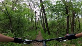 SIUE Mountain Bike Trails - Trail 4 (part 2 of 2)