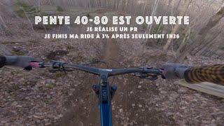 La pente 40-80 est ouverte pour la saison de...