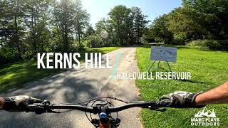 Shredding Kerns Hill Trail:  Hallowell Reservoir