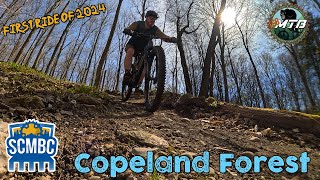First Ride of 2024 Copland Forest in Simcoe County