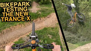 GIANT NEW TRANCE X - BIKE PARK TEST!!!
