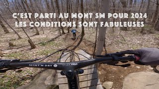 C'est parti au Mont SM et les conditions sont...