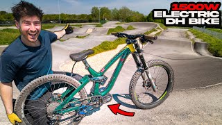 Homemade ELECTRIC DOWNHILL BIKE vs OLYMPIC BMX...