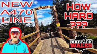 WE SEE HOW HARD NEW A470 LINE IS AT BIKE PARK...