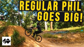 Getting some big jumps done!! Boomerang Farm...