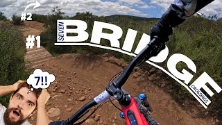 MTB ride that crosses 7 bridges! GoPro extreme...