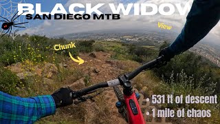 Black Widow trail review, Black Mountain MTB...