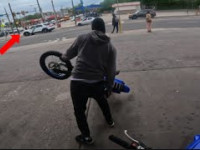 MIXING 2STROKE INFRONT OF COPS! *2022 YZ85*