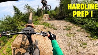 Last-minute RED BULL HARDLINE TRAINING AT DYFI...