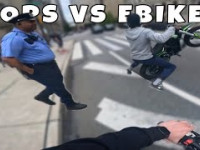EBOX 2.0 WHEELIES THROUGH DOWNTOWN! *COPS WERE...