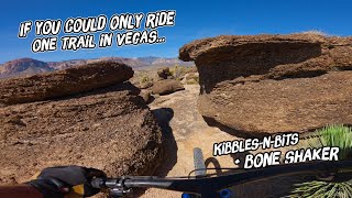Biking The Best Downhill in Las Vegas! Bone...