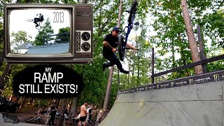Riding My Old Ramp That Still Exists Over 10...