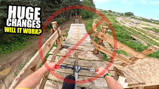 THE UK'S ONLY MTB SLOPESTYLE LINE GETS BIG...