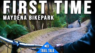 Our first lap down Maydena Bikepark! |...