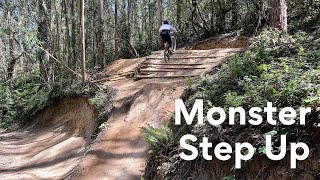 LEARNING HOW TO JUMP A MTB STEP UP - PACIFICA, CA