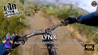 MTB Riding Lynx, Aliso Wood Canyons, June 8,...