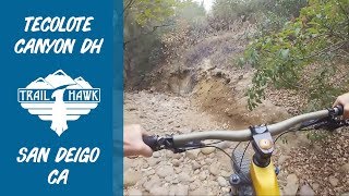 Mountain Biking Tecolote Canyon DH Trail