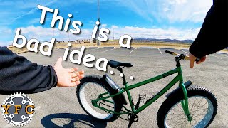 Coaster Brake + Clipless Pedals = Dangerous!